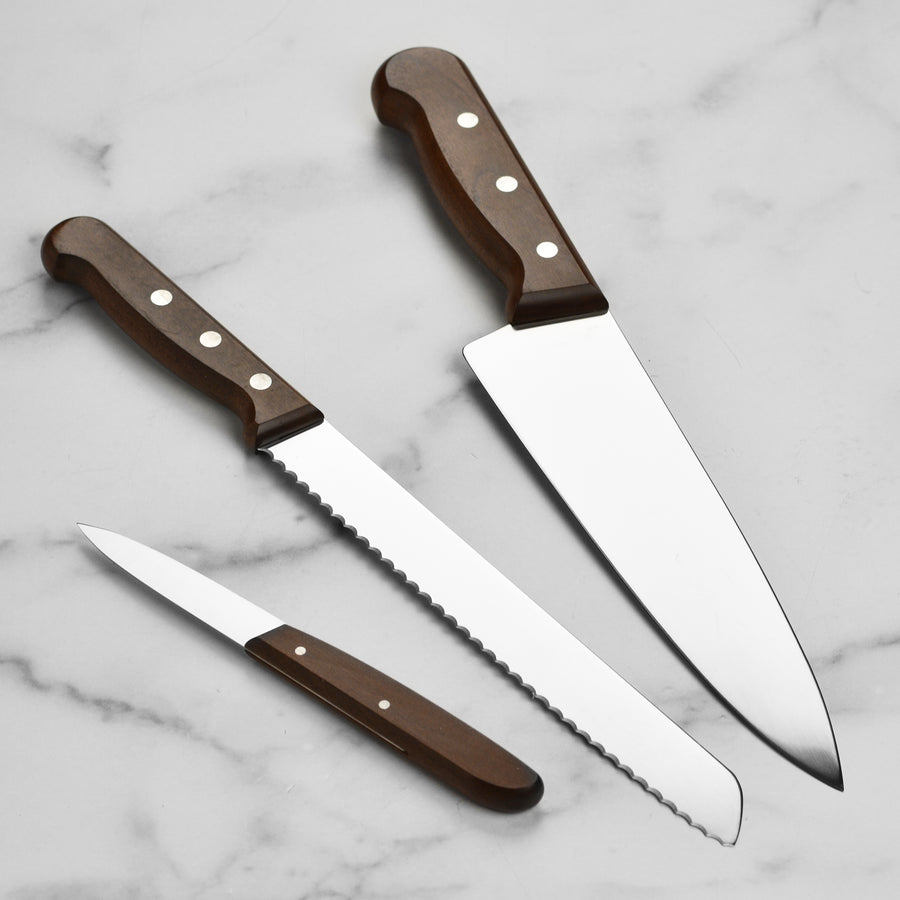 Victorinox Wood 3 Piece Knife Set