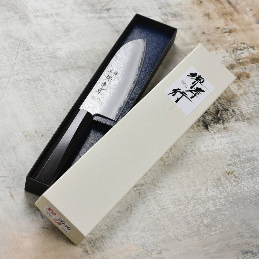 Takayuki VG10 Nashiji 6.7" Santoku