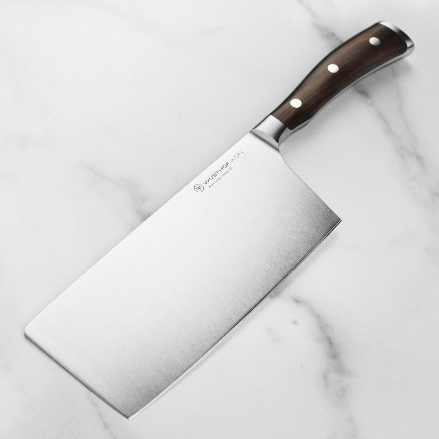 Wusthof Ikon Blackwood 7" Chinese Chef's Knife