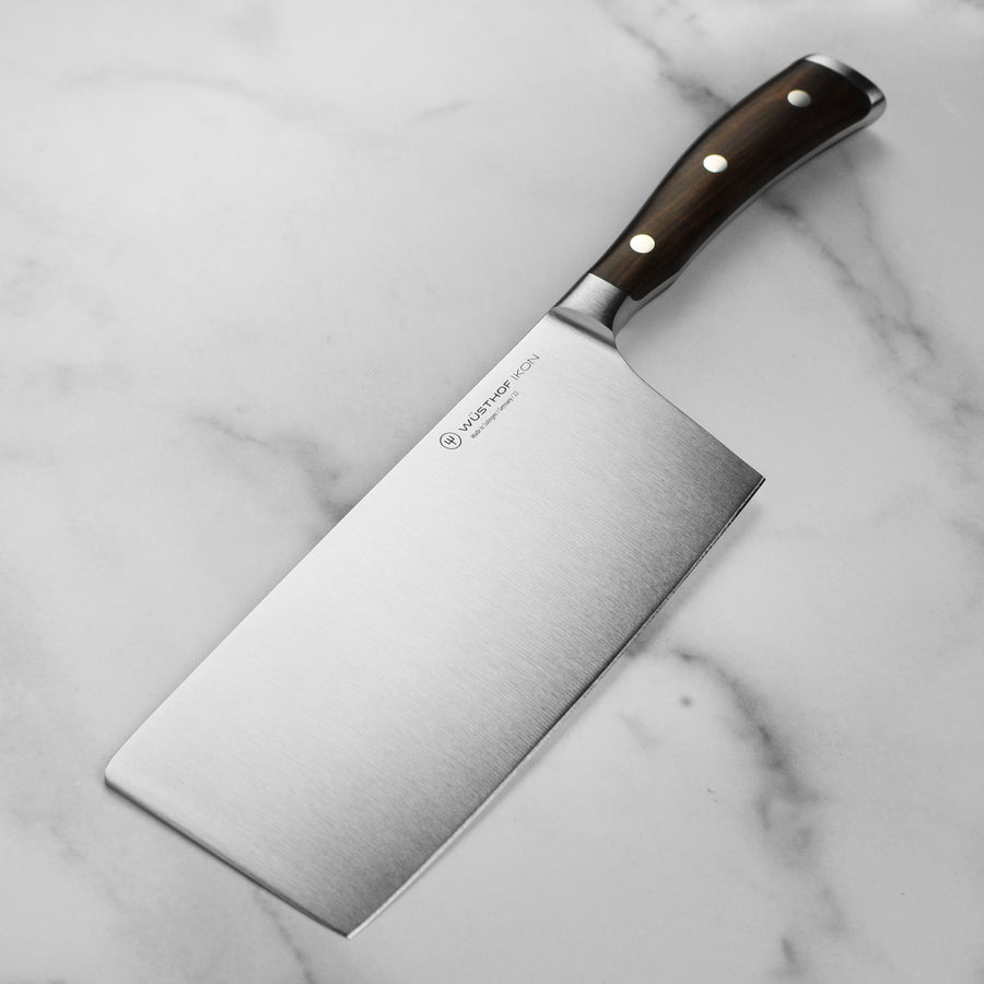 Wusthof Classic Ikon Chinese Chef's Knife 7 inch Black