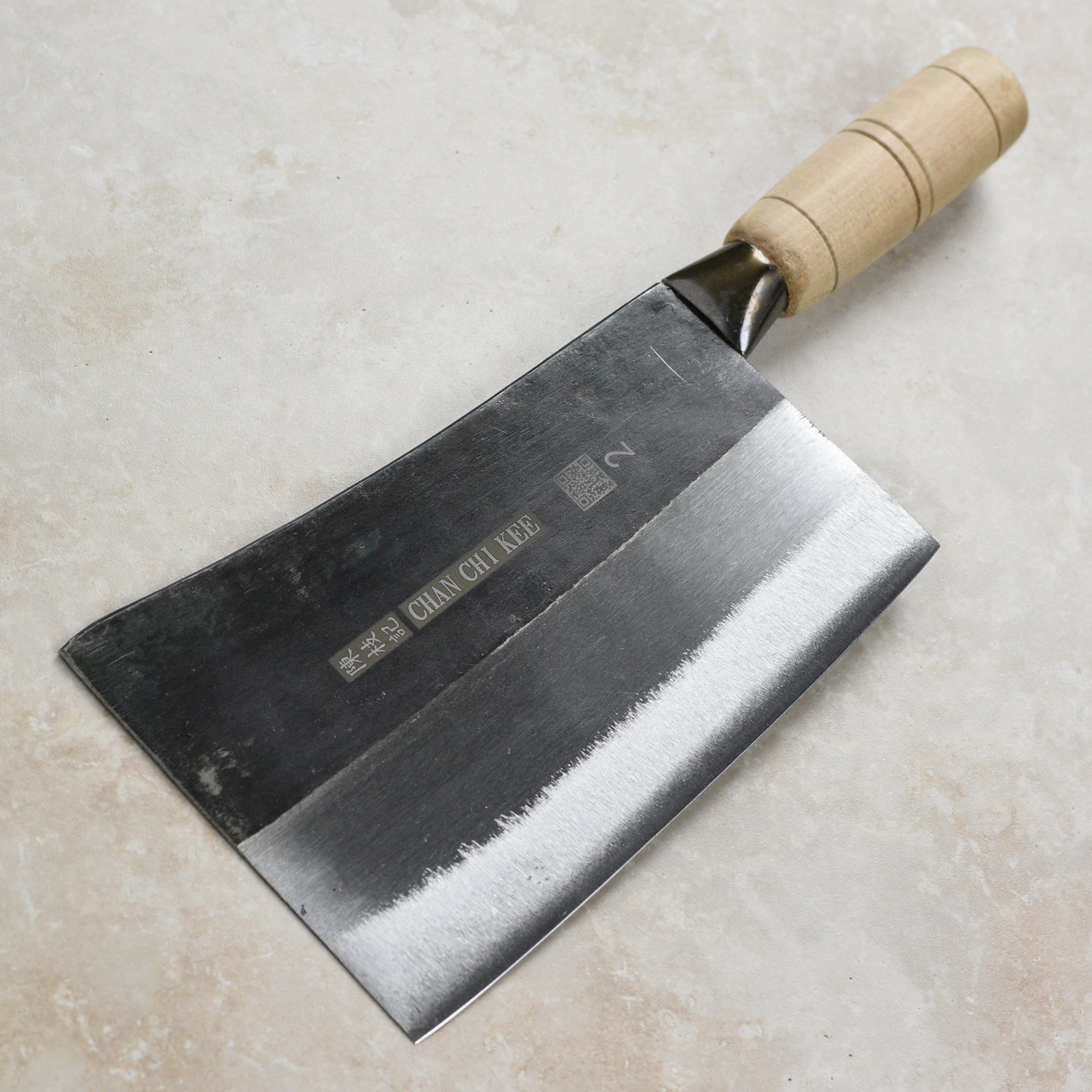 CCK Kau Kong Chopper Chinese Cleaver, Carbon Steel KF1402 (7