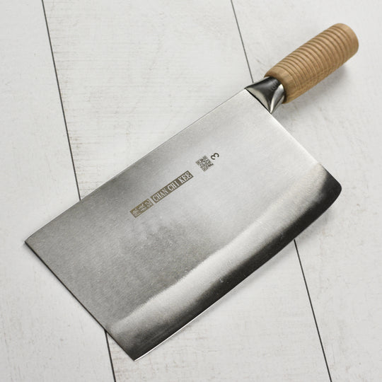 CCK BBQ Chopper 9.4" Carbon Steel Meat Cleaver, Polished
