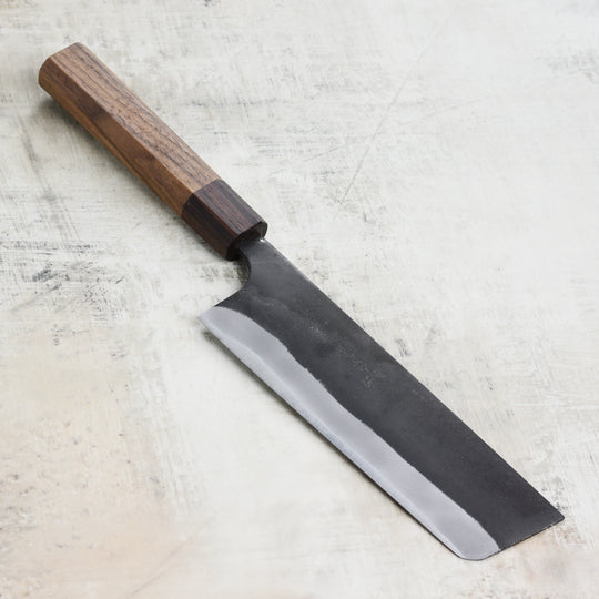 Kajibee Shirogami #2 Kurouchi 6.5" Nakiri