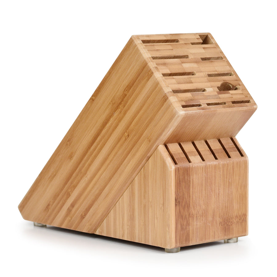 17 Slot Bamboo Knife Block