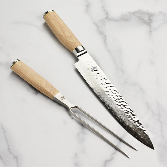 Shun Premier Blonde 2 Piece Carving Set