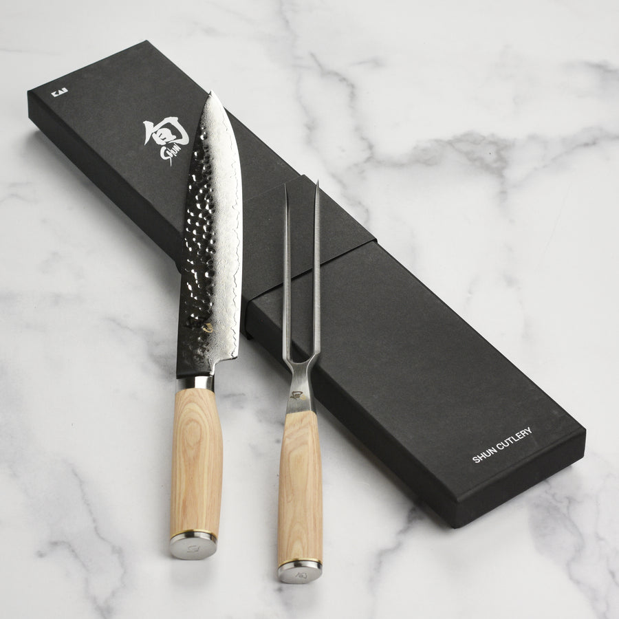 Shun Premier Blonde 2 Piece Carving Set