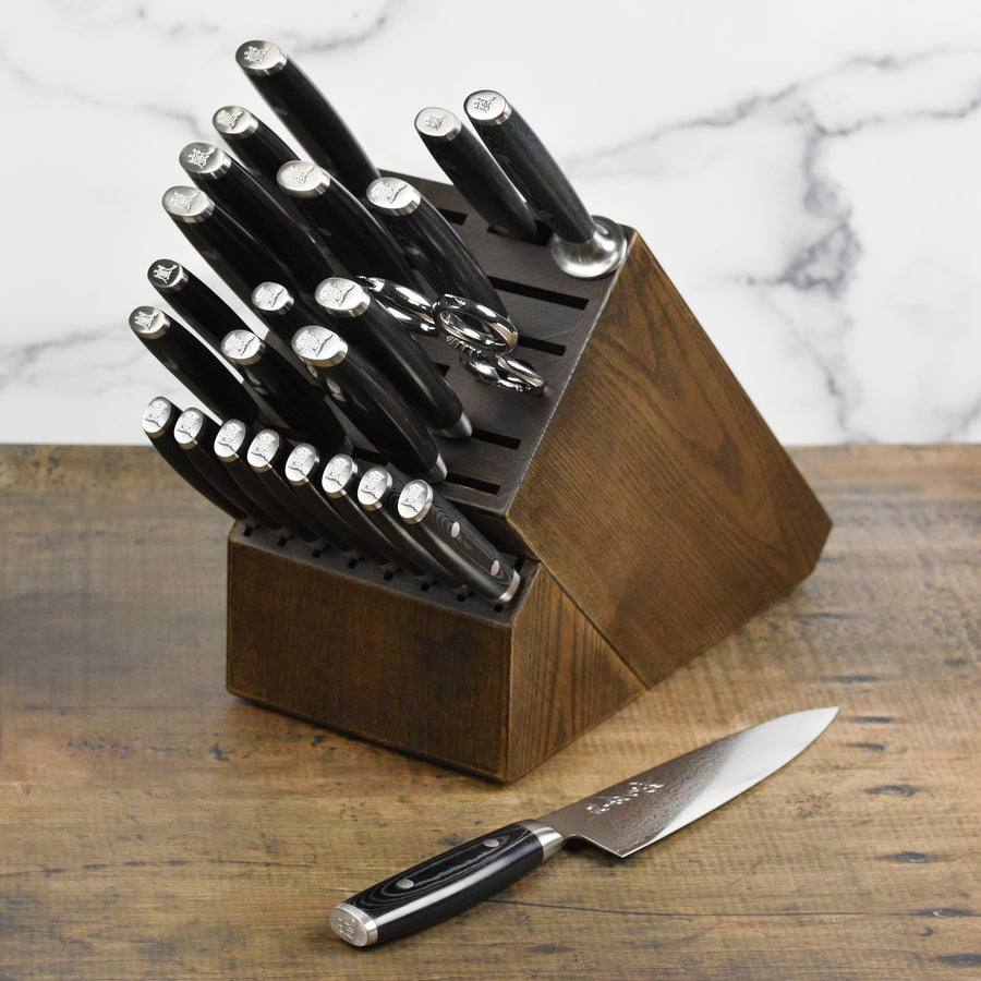 Yaxell Ran Plus 25 Piece Knife Block Set