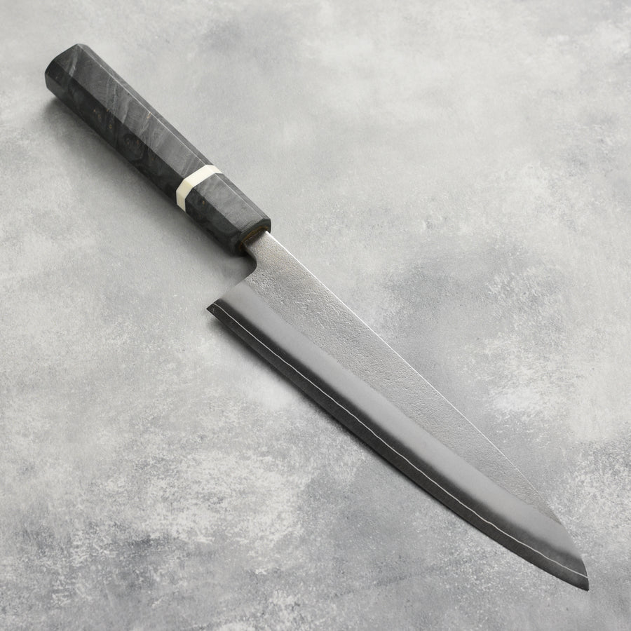 Yoshikane SKD Nashiji Stainless Clad 8.25" Gyuto, Stabilized Birch