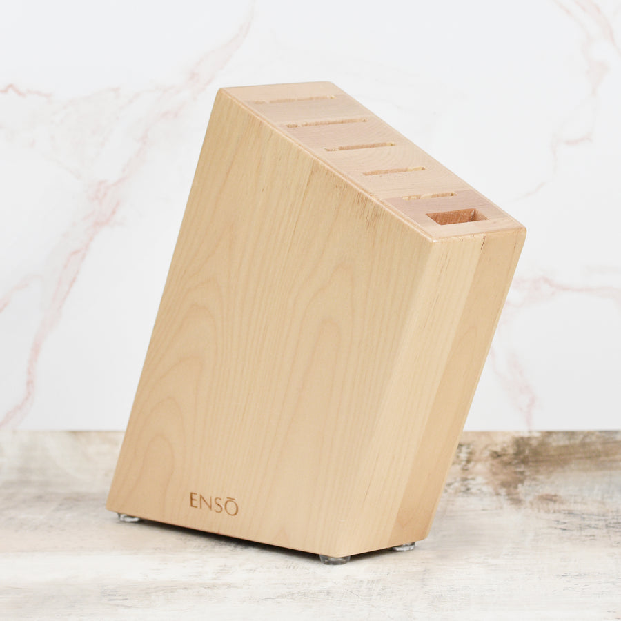 Enso 6 Slot Birch Knife Block