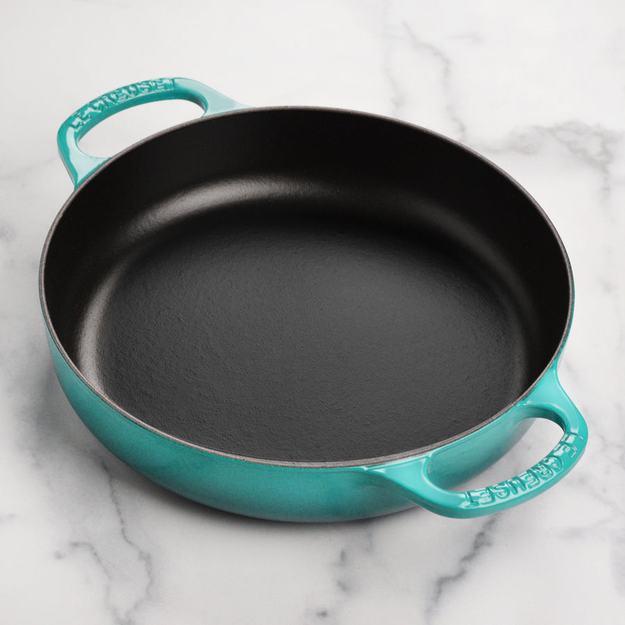  Le Creuset Signature Cast Iron Everyday Pan, 11, Licorice:  Home & Kitchen