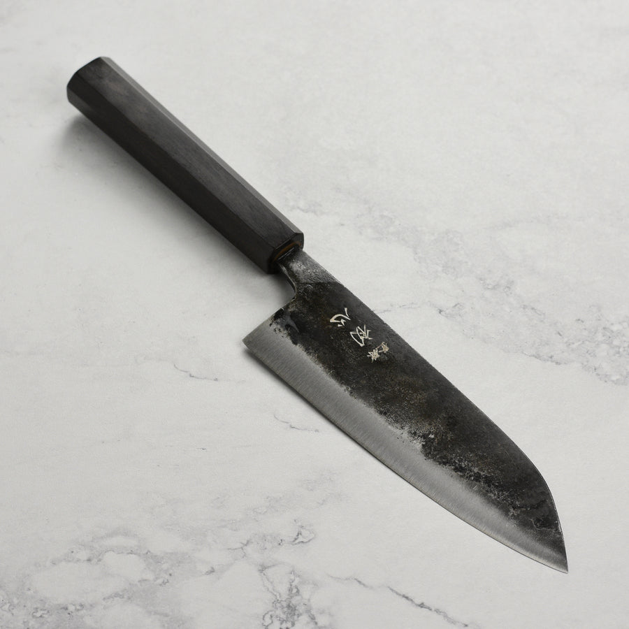 Hatsukokoro Kurogane Santoku Knife