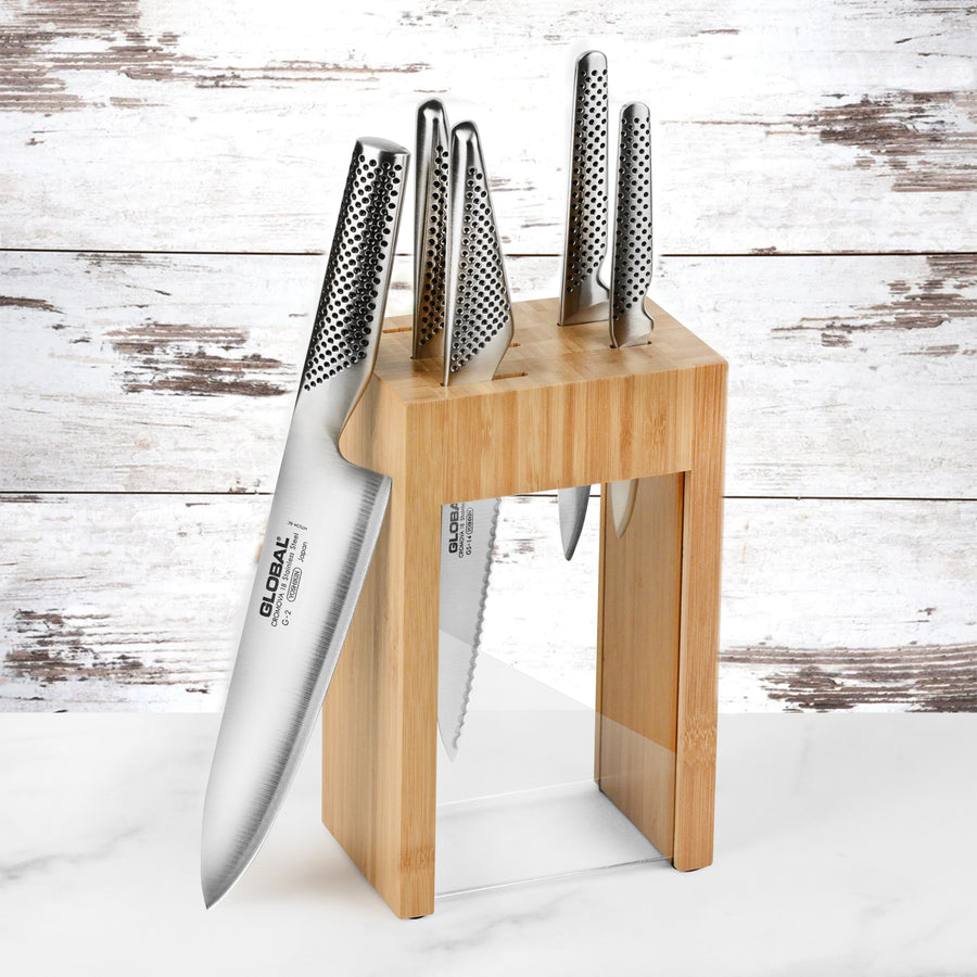 Global 6 Piece Osaka Knife Block Set