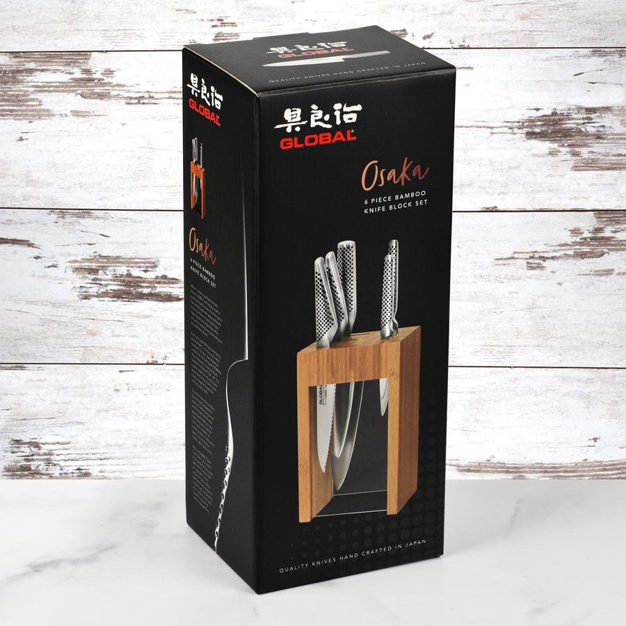 Global 6 Piece Osaka Knife Block Set