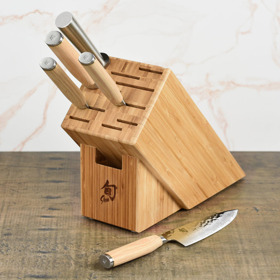 Shun Premier Blonde 6 Piece Knife Block Set