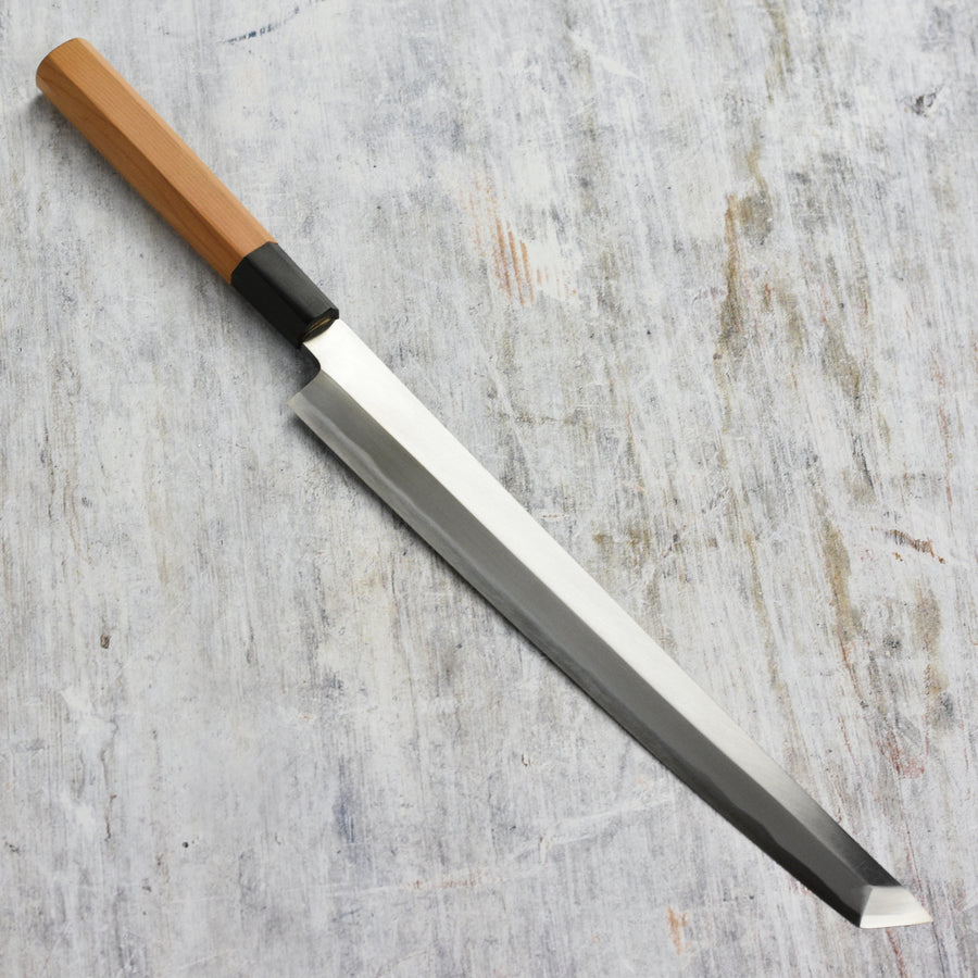 Itsuo Doi Aogami #2 Migaki 10.6" Single Bevel Sakimaru Takohiki