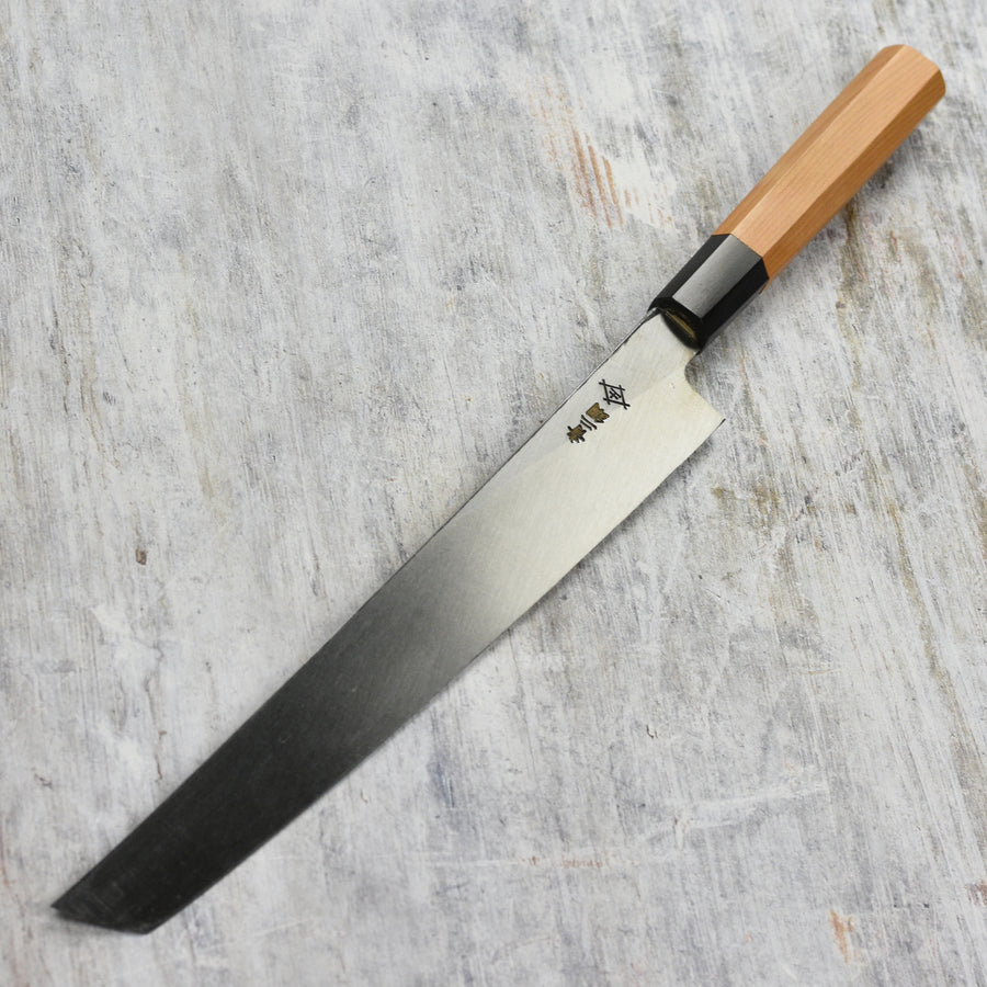 Itsuo Doi Aogami #2 Migaki 10.6" Single-Bevel Sakimaru Takohiki