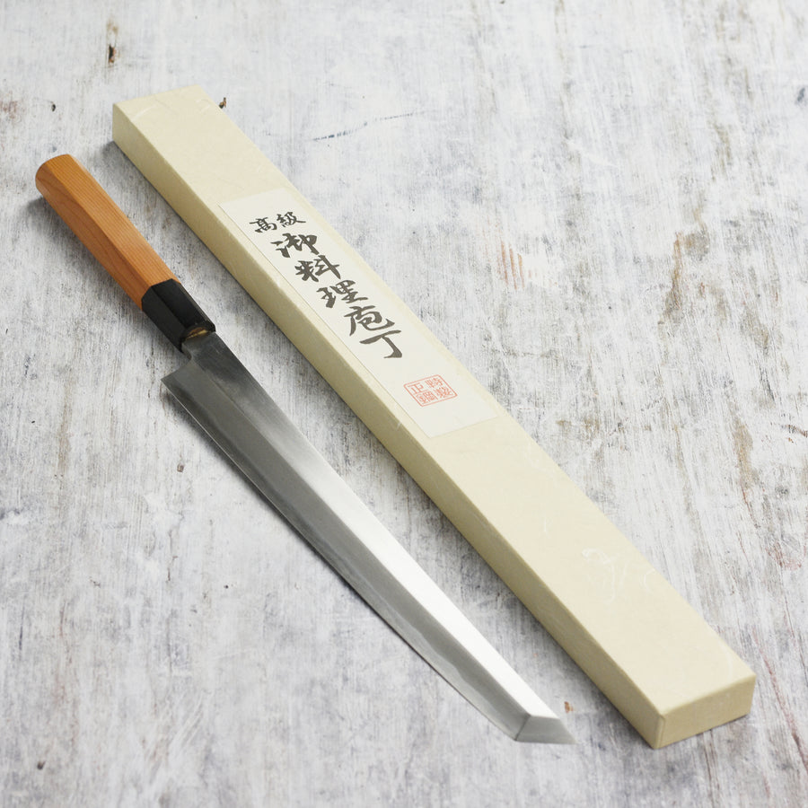 Itsuo Doi Aogami #2 Migaki 10.6" Single-Bevel Sakimaru Takohiki