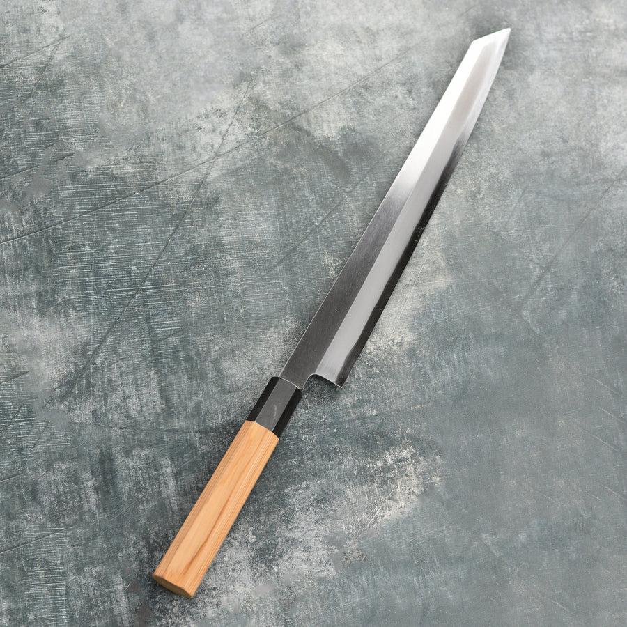 Itsuo Doi Aogami #2 Migaki 11.8" Single-Bevel Kiritsuke Yanagiba