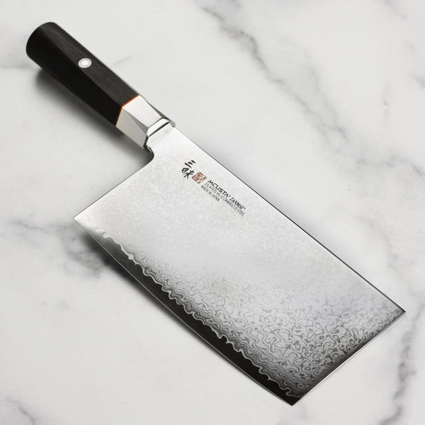 Zanmai VG10 Damascus Chinese Chef's Knife - 7