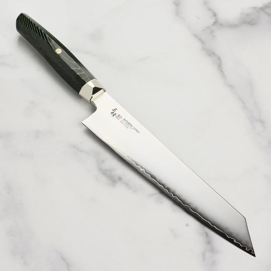 Zanmai Revolution SG2 9" Kiritsuke with Green Micarta Handle