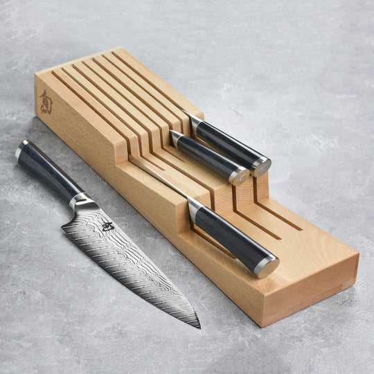 Shun Shiranami 5 Piece In-Drawer Knife Set