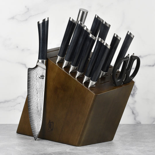 Shun Shiranami 14 Piece Knife Block Set