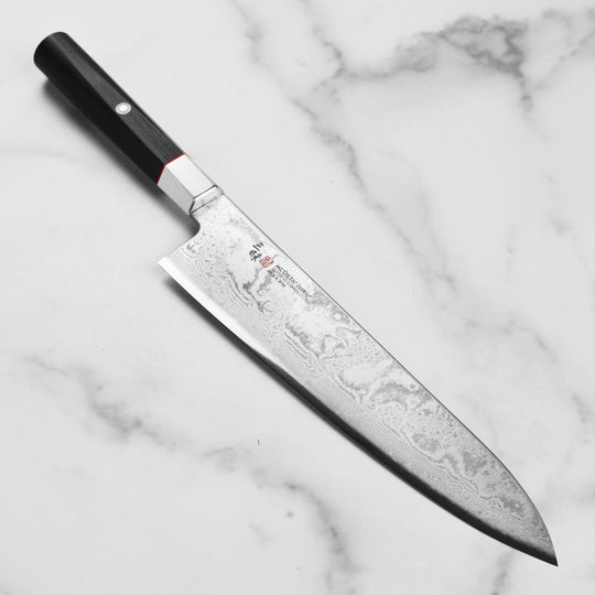 Zanmai Hybrid Damascus Splash 9.4" Gyuto