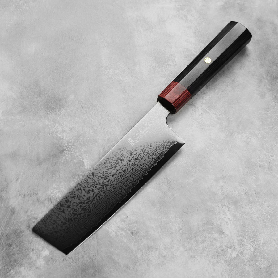 Yaxell Japanese Nakiri Knife with DLC Coating