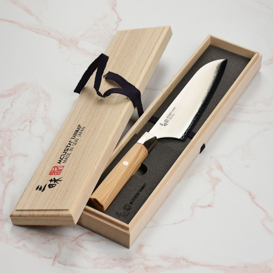 Zanmai Beyond Aogami Super 7" Santoku