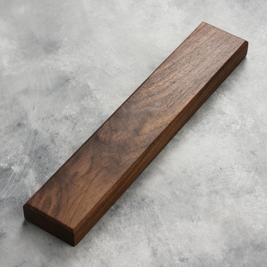 12" American Walnut Wood Magnetic Knife Bar