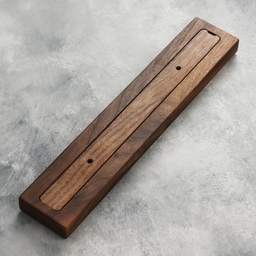 12" American Walnut Wood Magnetic Knife Bar