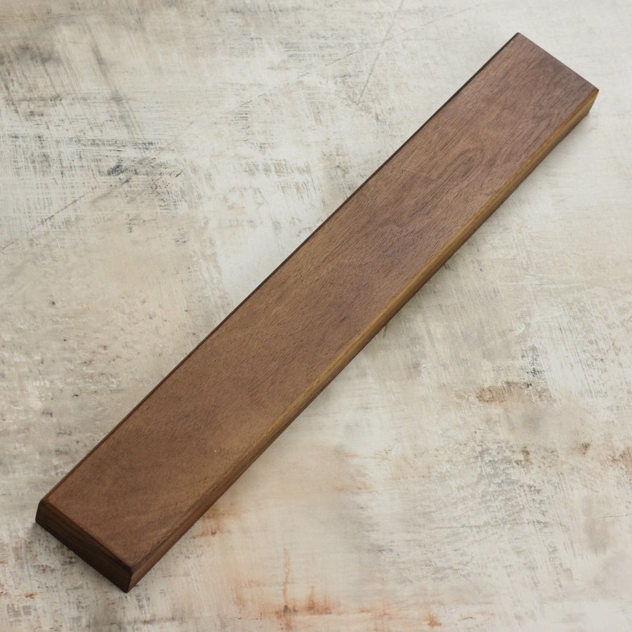 16" American Walnut Wood Magnetic Knife Bar