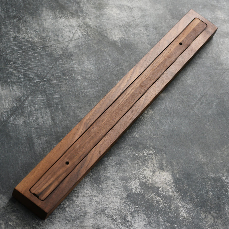 20" American Walnut Wood Magnetic Knife Bar