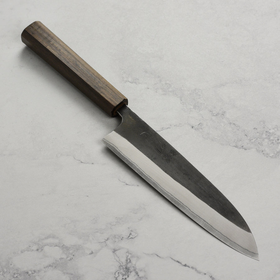 Hatsukokoro Kurokaze Shirogami #2 Kurouchi 7" Gyuto