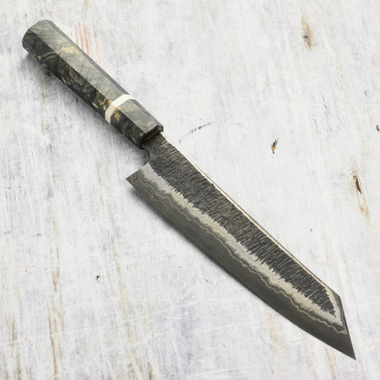 Hatsukokoro x Nigara Itadaki Coreless Damascus 9.4" Kiritsuke Gyuto