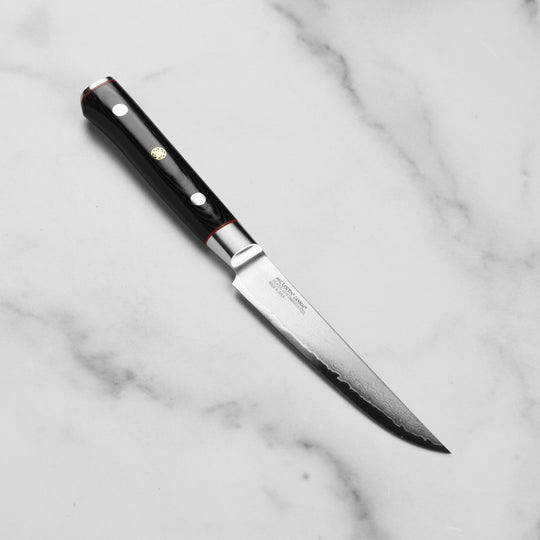 Zanmai Classic Pro Zebra Damascus 4.7" Steak Knife