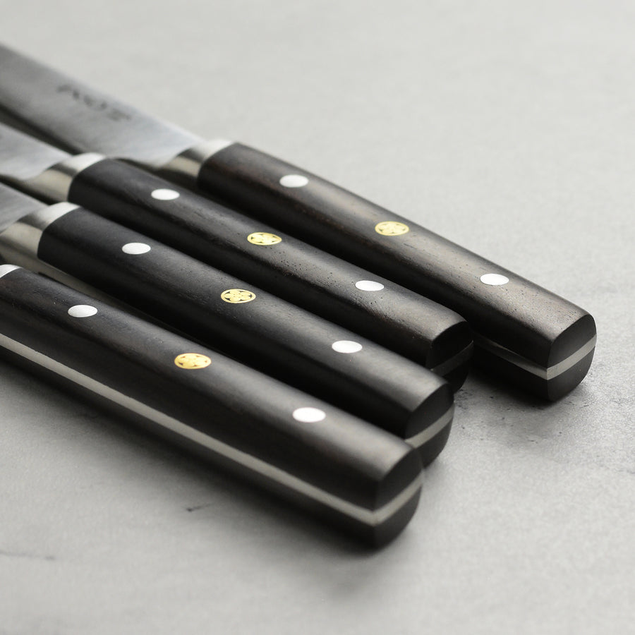 Enso Modern 4 Piece Steak Knife Set, Ebony