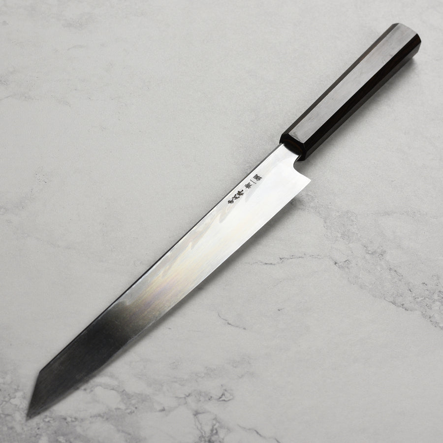 Nakagawa Aogami #1 Damascus 10.6" Single Bevel Kiritsuke Yanagiba