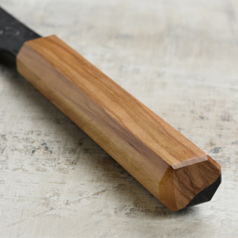 Hozan Tomoe x Hinoura Shirogami #2 Kurouchi 9.4" Gyuto