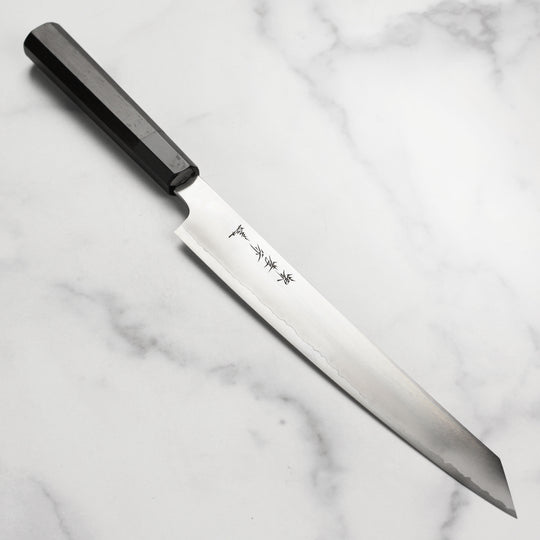 Takayuki Ginsan Hand-Forged 10.6" Kengata Yanagiba