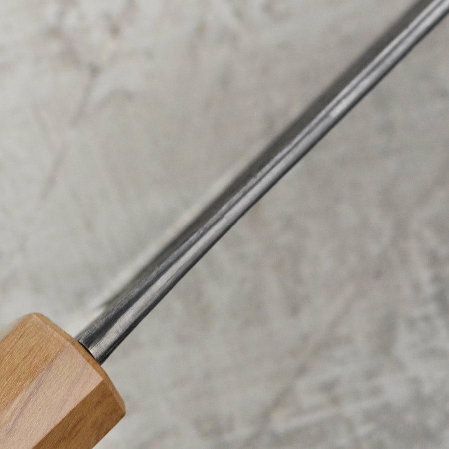 Hozan Tomoe x Hinoura Shirogami #2 Kurouchi 7" Santoku