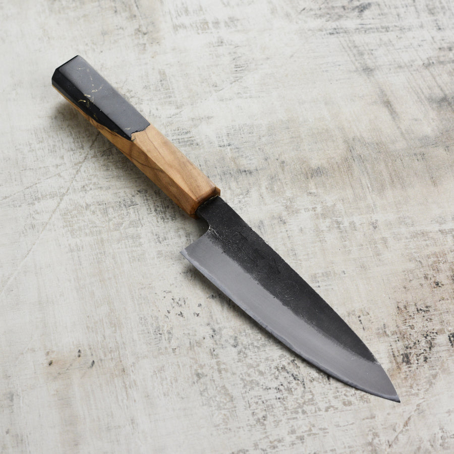 Hozan Tomoe x Hinoura Shirogami #2 Kurouchi 5.3" Petty