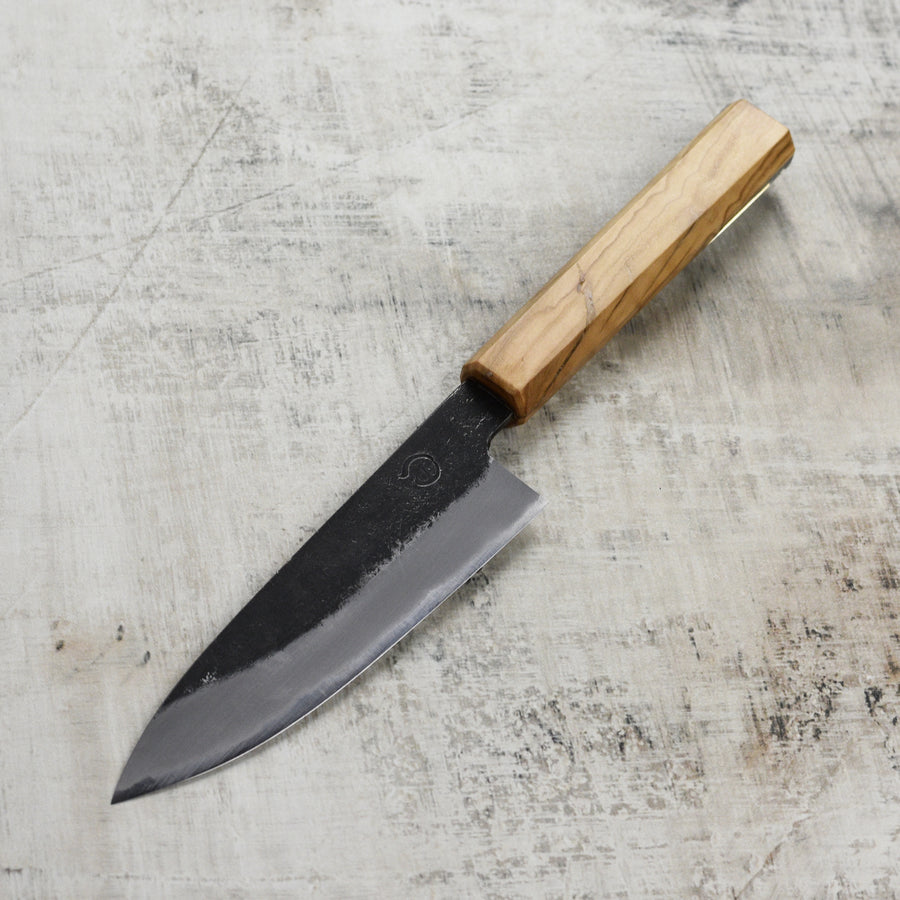 Hozan Tomoe x Hinoura Shirogami #2 Kurouchi 5.3" Petty