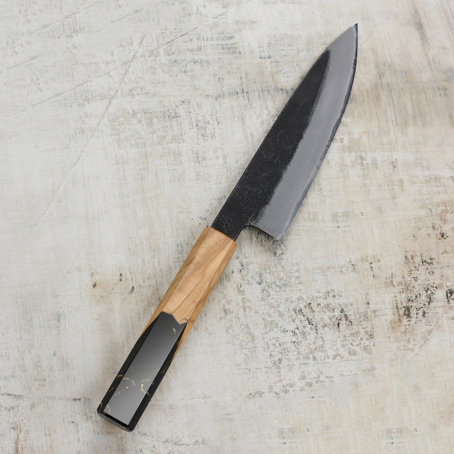 Hozan Tomoe x Hinoura Shirogami #2 Kurouchi 5.3" Petty