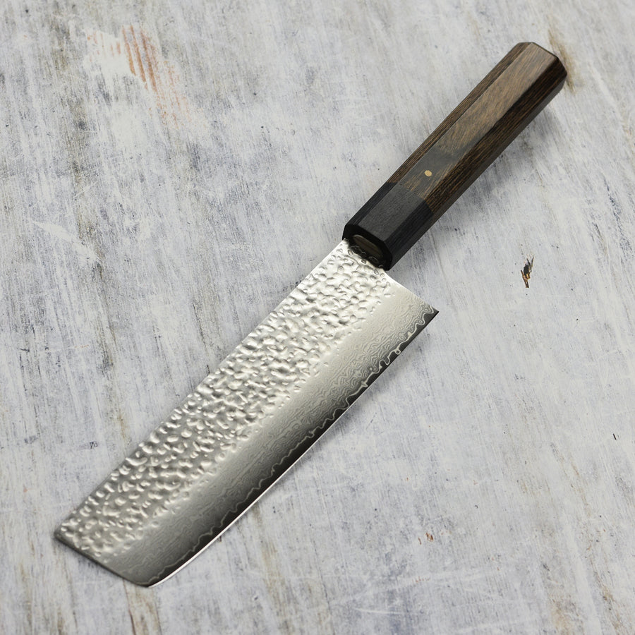 Ittetsu VG10 Hammered Damascus 6.7" Nakiri