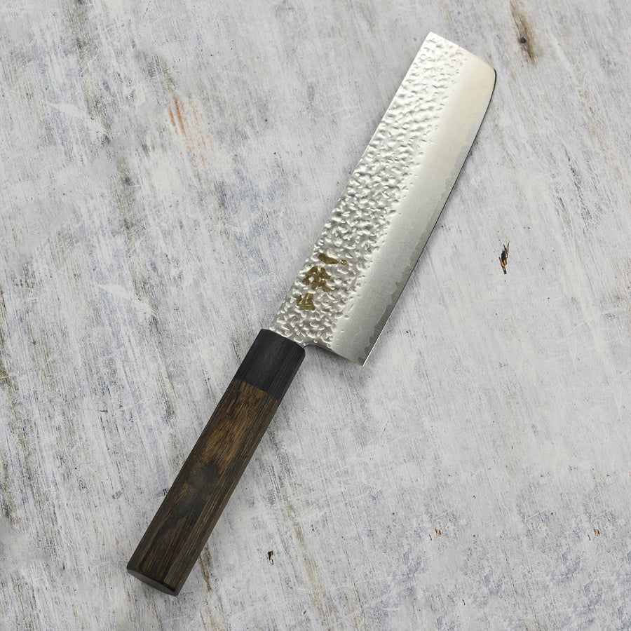 Ittetsu VG10 Hammered Damascus 6.7" Nakiri