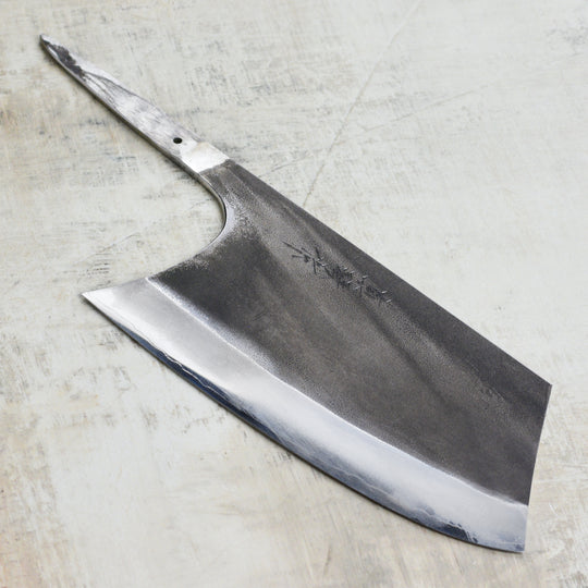 Tadokoro Ginsan Kurouchi Kiri Cleaver, 180mm (BLADE ONLY)