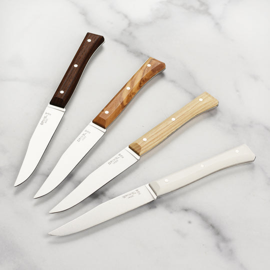 Opinel 4 Piece Mixed Facette Steak Knife Set
