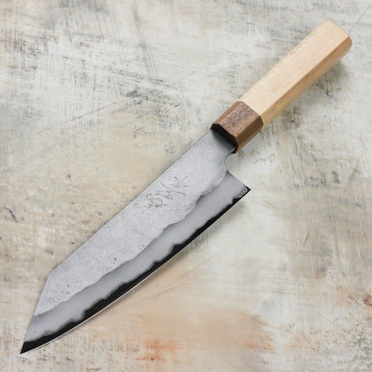 Hatono Shirogami #1 Nashiji Stainless Clad 8.25" Kiritsuke Gyuto