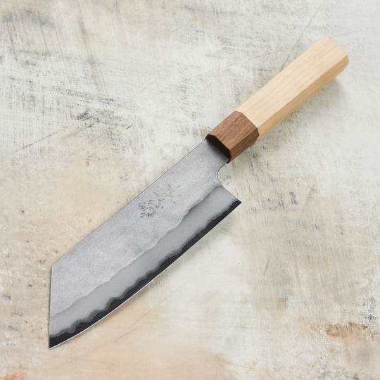 Hatono Shirogami #1 Nashiji Stainless Clad 7" Bunka